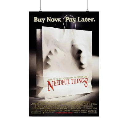 NEEDFUL THINGS 1993 - Paper Movie Poster 20″ x 30″ Matte - The Sticker Space