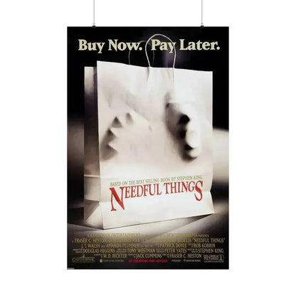 NEEDFUL THINGS 1993 - Paper Movie Poster 36" x 54" Matte - The Sticker Space