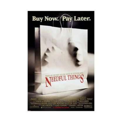 NEEDFUL THINGS 1993 - Paper Movie Poster - The Sticker Space