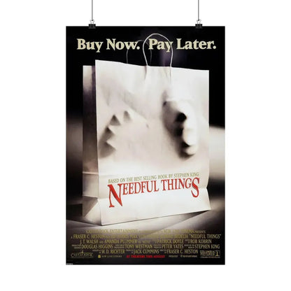 NEEDFUL THINGS 1993 - Paper Movie Poster - The Sticker Space