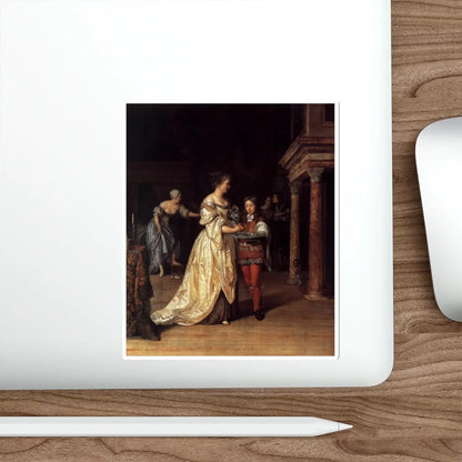 SKU:12052220897571417340 Sticker types:White Shape:Die-Cut Sizes:5" × 5"