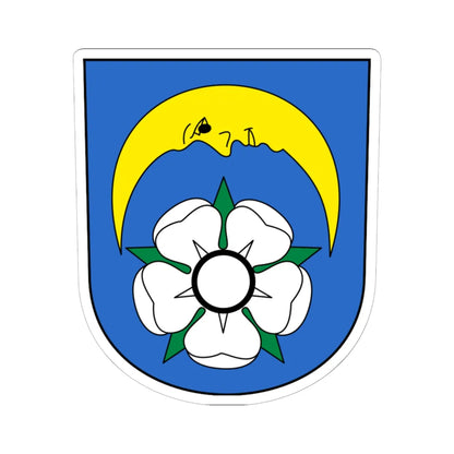 Neerach-blazon (Switzerland) (Coat of Arms) STICKER Vinyl Kiss-Cut Decal 6 Inch White - The Sticker Space