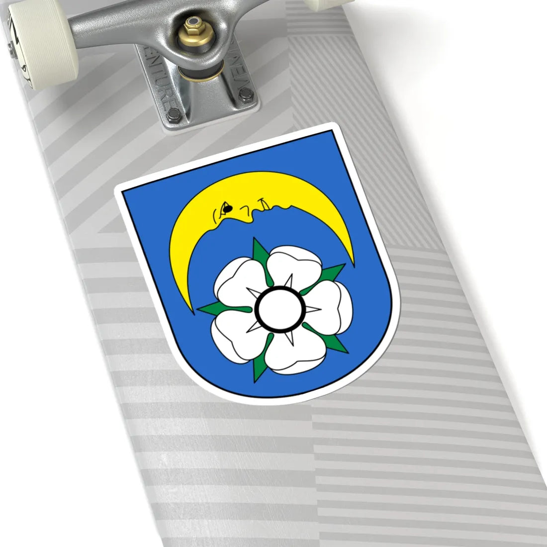 Neerach-blazon (Switzerland) (Coat of Arms) STICKER Vinyl Kiss-Cut Decal - The Sticker Space