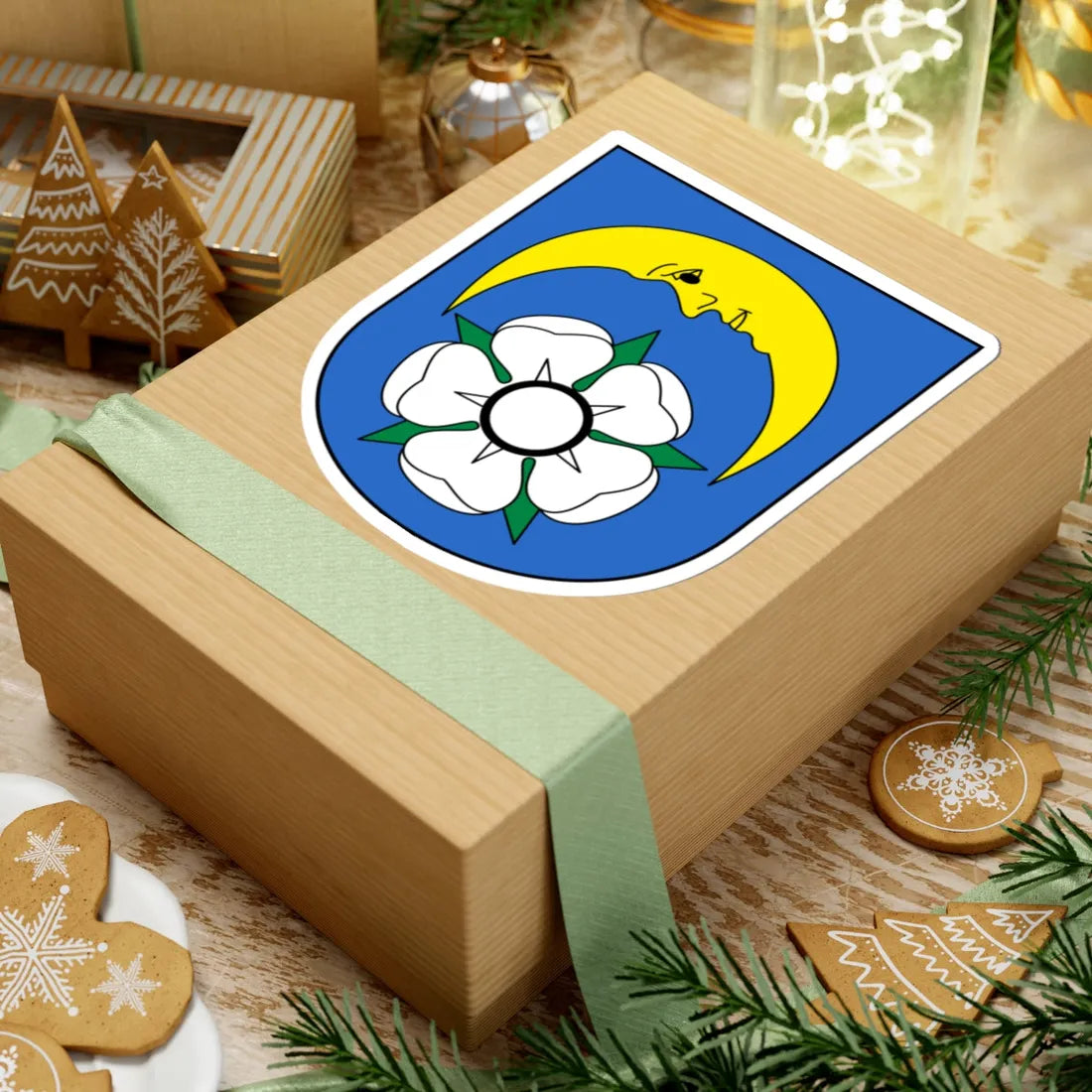 Neerach-blazon (Switzerland) (Coat of Arms) STICKER Vinyl Kiss-Cut Decal - The Sticker Space