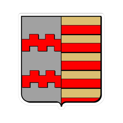 Neerpelt coa (Belgium) (Coat of Arms) STICKER Vinyl Kiss-Cut Decal 3 Inch White - The Sticker Space