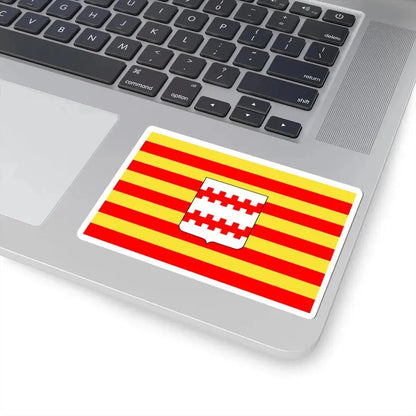 Neerpelt vlag (Belgium) STICKER Vinyl Kiss-Cut Decal - The Sticker Space