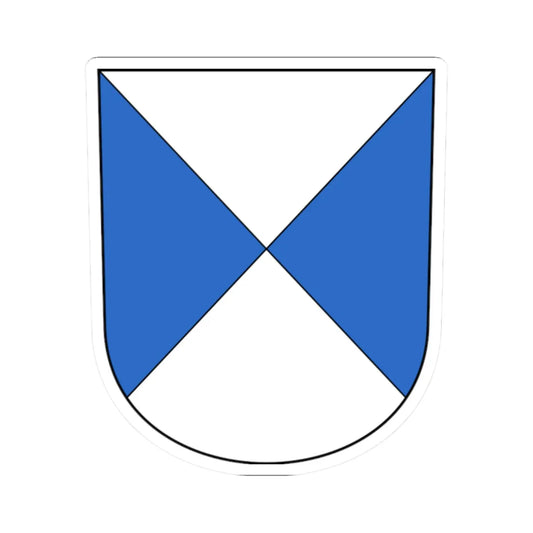 Neftenbach-blazon (Switzerland) (Coat of Arms) STICKER Vinyl Kiss-Cut Decal 2 Inch White - The Sticker Space