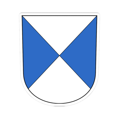 Neftenbach-blazon (Switzerland) (Coat of Arms) STICKER Vinyl Kiss-Cut Decal 3 Inch White - The Sticker Space