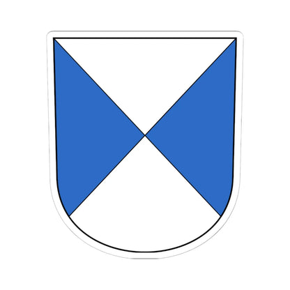 Neftenbach-blazon (Switzerland) (Coat of Arms) STICKER Vinyl Kiss-Cut Decal 6 Inch White - The Sticker Space
