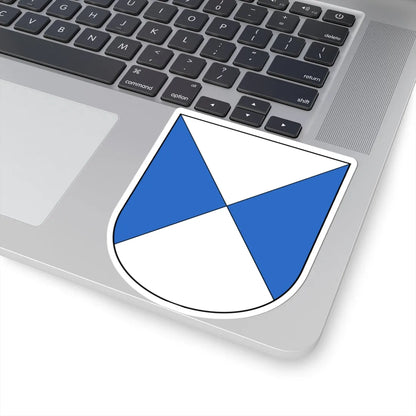 Neftenbach-blazon (Switzerland) (Coat of Arms) STICKER Vinyl Kiss-Cut Decal - The Sticker Space