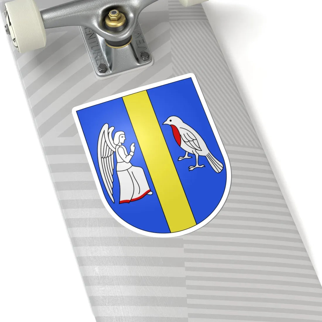 Neggio-coat of arms (Switzerland) (Coat of Arms) STICKER Vinyl Kiss-Cut Decal - The Sticker Space