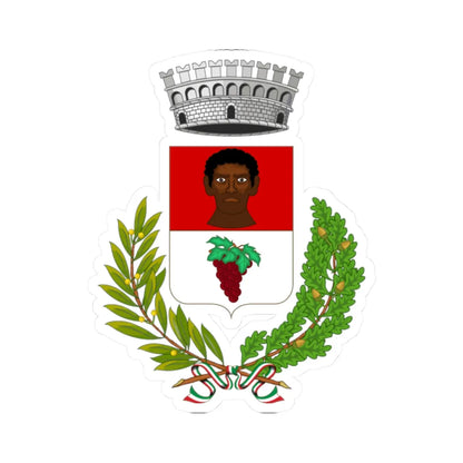 Negrar di Valpolicella-Stemma (Italy) (Coat of Arms) STICKER Vinyl Kiss-Cut Decal 2 Inch White - The Sticker Space