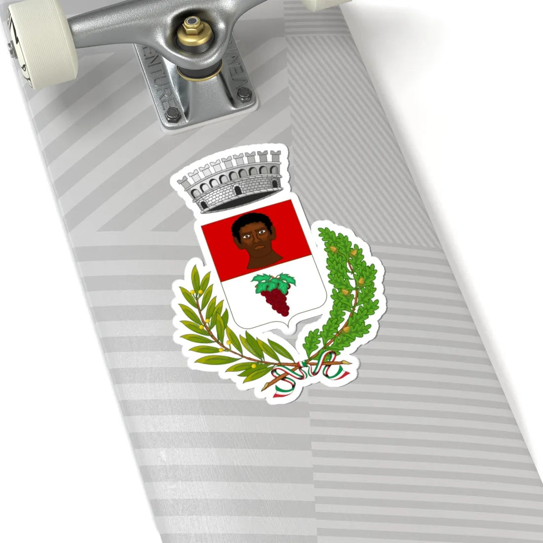 Negrar di Valpolicella-Stemma (Italy) (Coat of Arms) STICKER Vinyl Kiss-Cut Decal - The Sticker Space