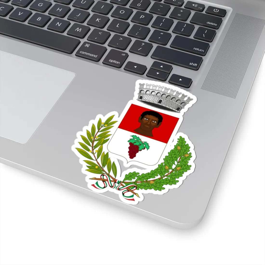 Negrar di Valpolicella-Stemma (Italy) (Coat of Arms) STICKER Vinyl Kiss-Cut Decal - The Sticker Space