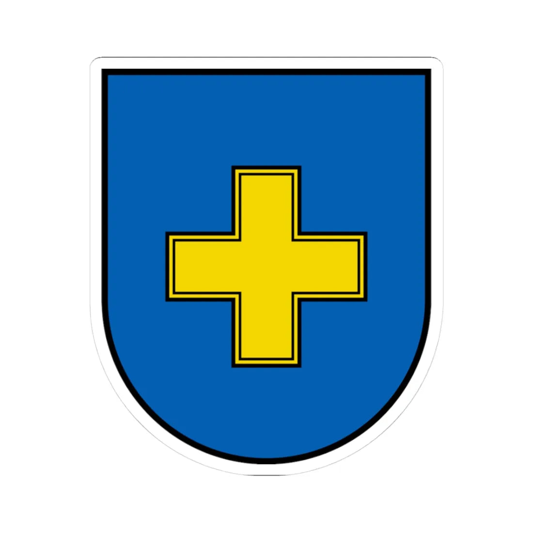 Nehvorosa герб (Ukraine) (Coat of Arms) STICKER Vinyl Kiss-Cut Decal 3 Inch White - The Sticker Space