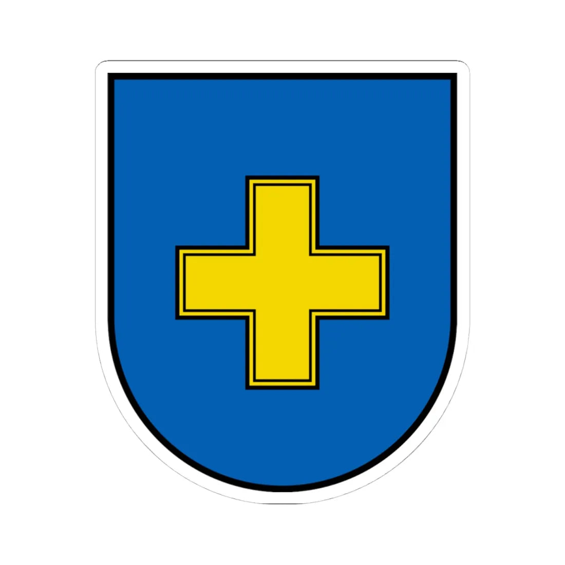 Nehvorosa герб (Ukraine) (Coat of Arms) STICKER Vinyl Kiss-Cut Decal 4 Inch White - The Sticker Space