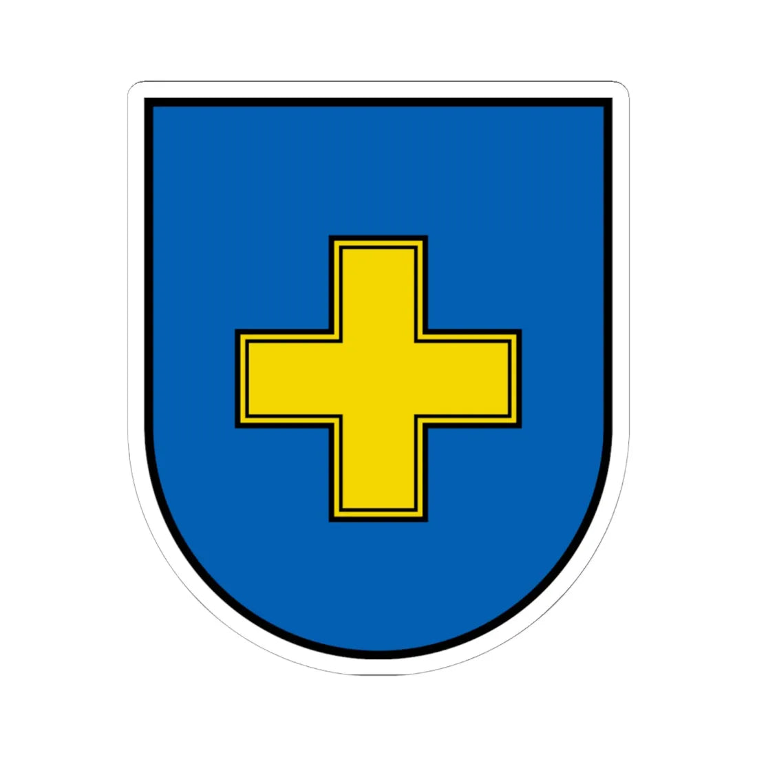 Nehvorosa герб (Ukraine) (Coat of Arms) STICKER Vinyl Kiss-Cut Decal 6 Inch White - The Sticker Space