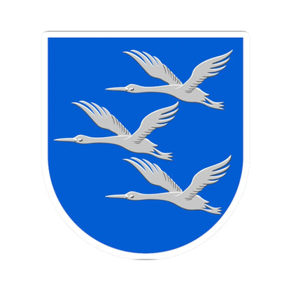 Äänekoski.vaakuna (Finland) (Coat of Arms) STICKER Vinyl Kiss-Cut Decal 2 Inch White - The Sticker Space