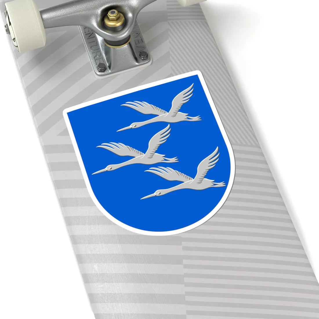 Äänekoski.vaakuna (Finland) (Coat of Arms) STICKER Vinyl Kiss-Cut Decal - The Sticker Space
