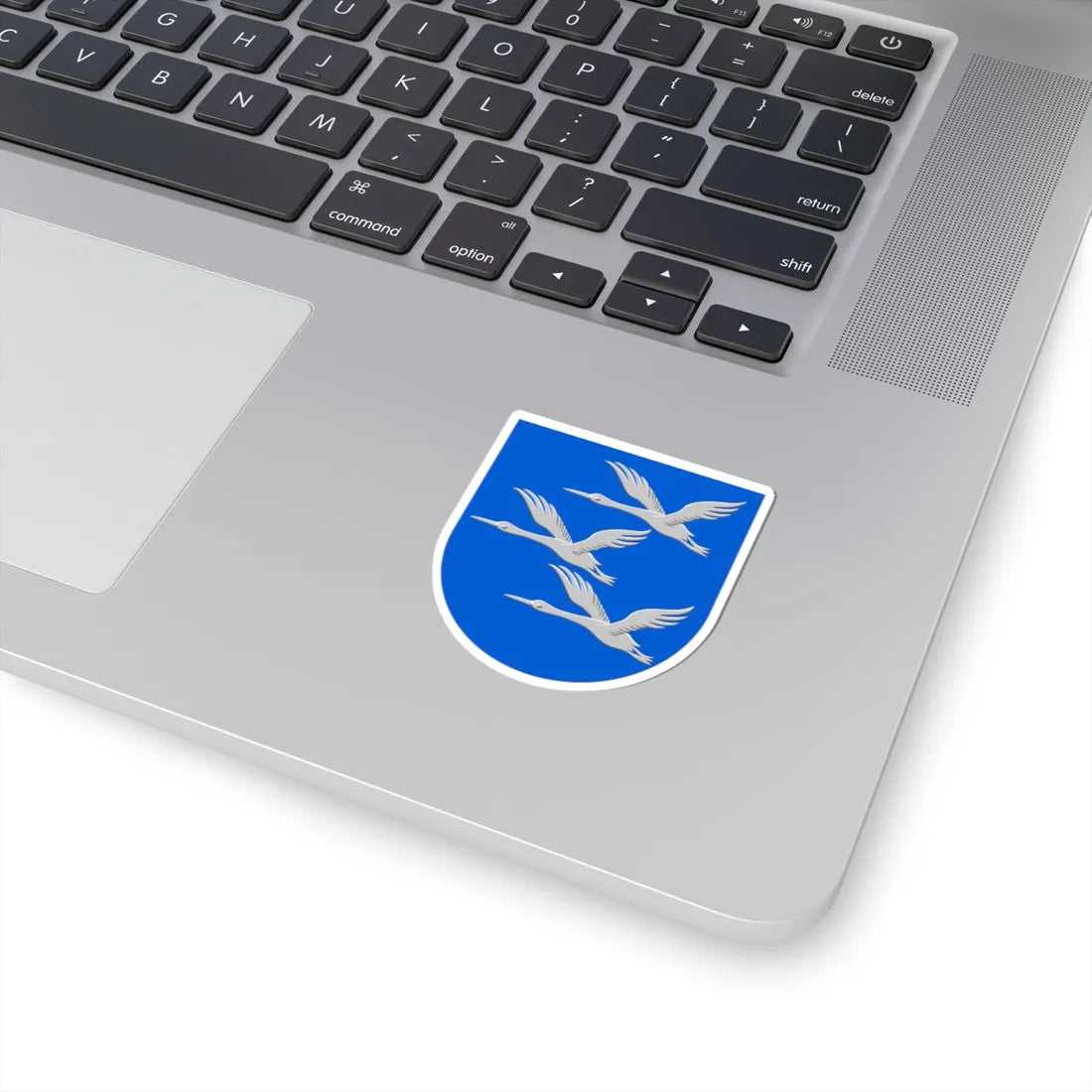Äänekoski.vaakuna (Finland) (Coat of Arms) STICKER Vinyl Kiss-Cut Decal - The Sticker Space