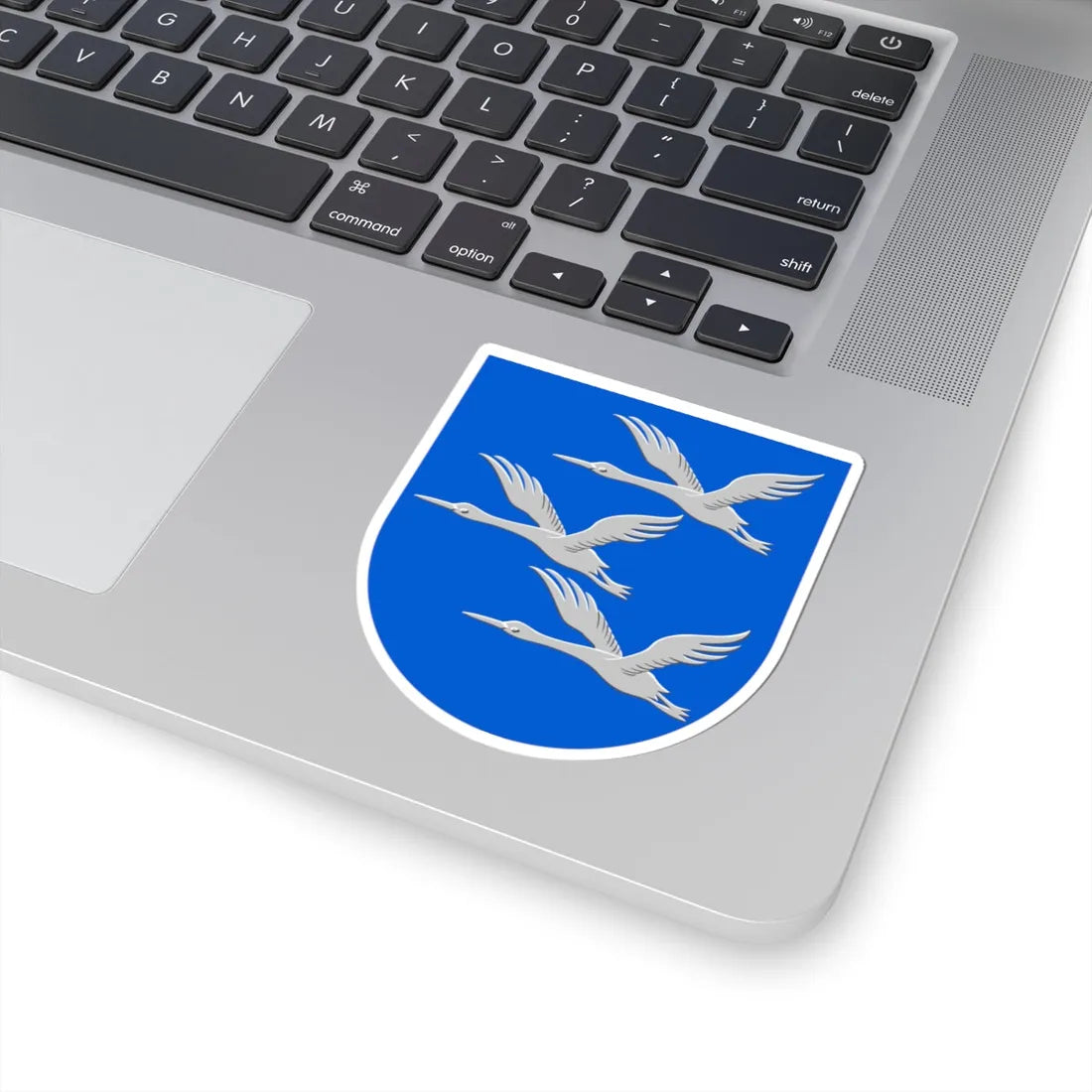 Äänekoski.vaakuna (Finland) (Coat of Arms) STICKER Vinyl Kiss-Cut Decal - The Sticker Space