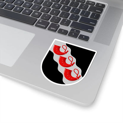 Äänekoski.vaakuna.1954 (Finland) (Coat of Arms) STICKER Vinyl Kiss-Cut Decal - The Sticker Space