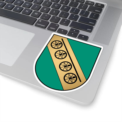 Nemakščiai COA (Lithuania) (Coat of Arms) STICKER Vinyl Kiss-Cut Decal - The Sticker Space