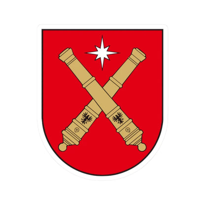 Nemunėlio Radviliškio herbas (Lithuania) (Coat of Arms) STICKER Vinyl Kiss-Cut Decal 2 Inch White - The Sticker Space