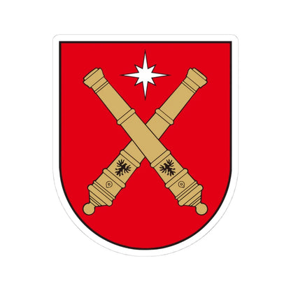 Nemunėlio Radviliškio herbas (Lithuania) (Coat of Arms) STICKER Vinyl Kiss-Cut Decal 4 Inch White - The Sticker Space