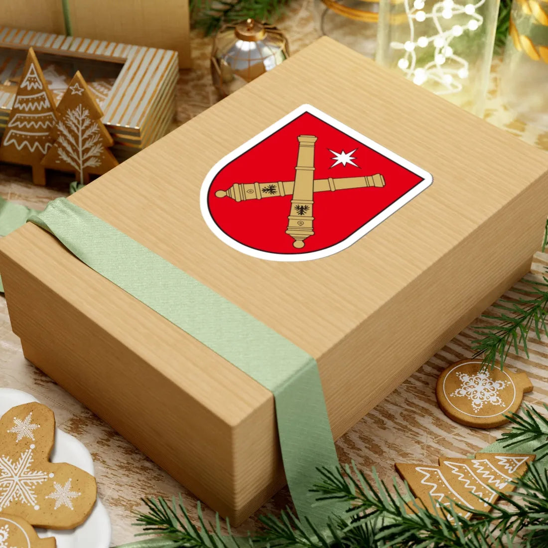 Nemunėlio Radviliškio herbas (Lithuania) (Coat of Arms) STICKER Vinyl Kiss-Cut Decal - The Sticker Space