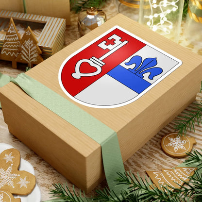 Nenzlingen-coat of arms (Switzerland) (Coat of Arms) STICKER Vinyl Kiss-Cut Decal - The Sticker Space