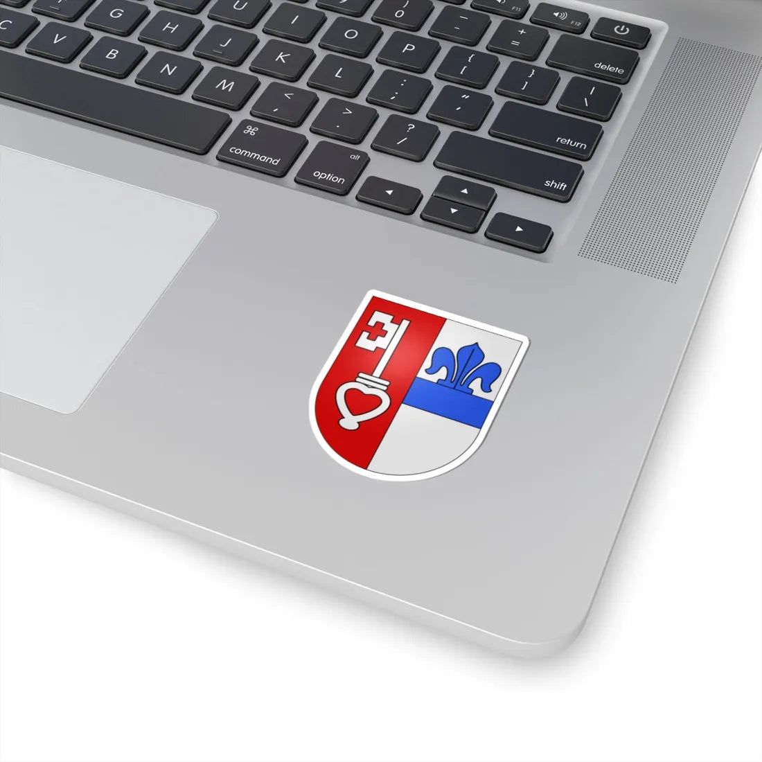 Nenzlingen-coat of arms (Switzerland) (Coat of Arms) STICKER Vinyl Kiss-Cut Decal - The Sticker Space
