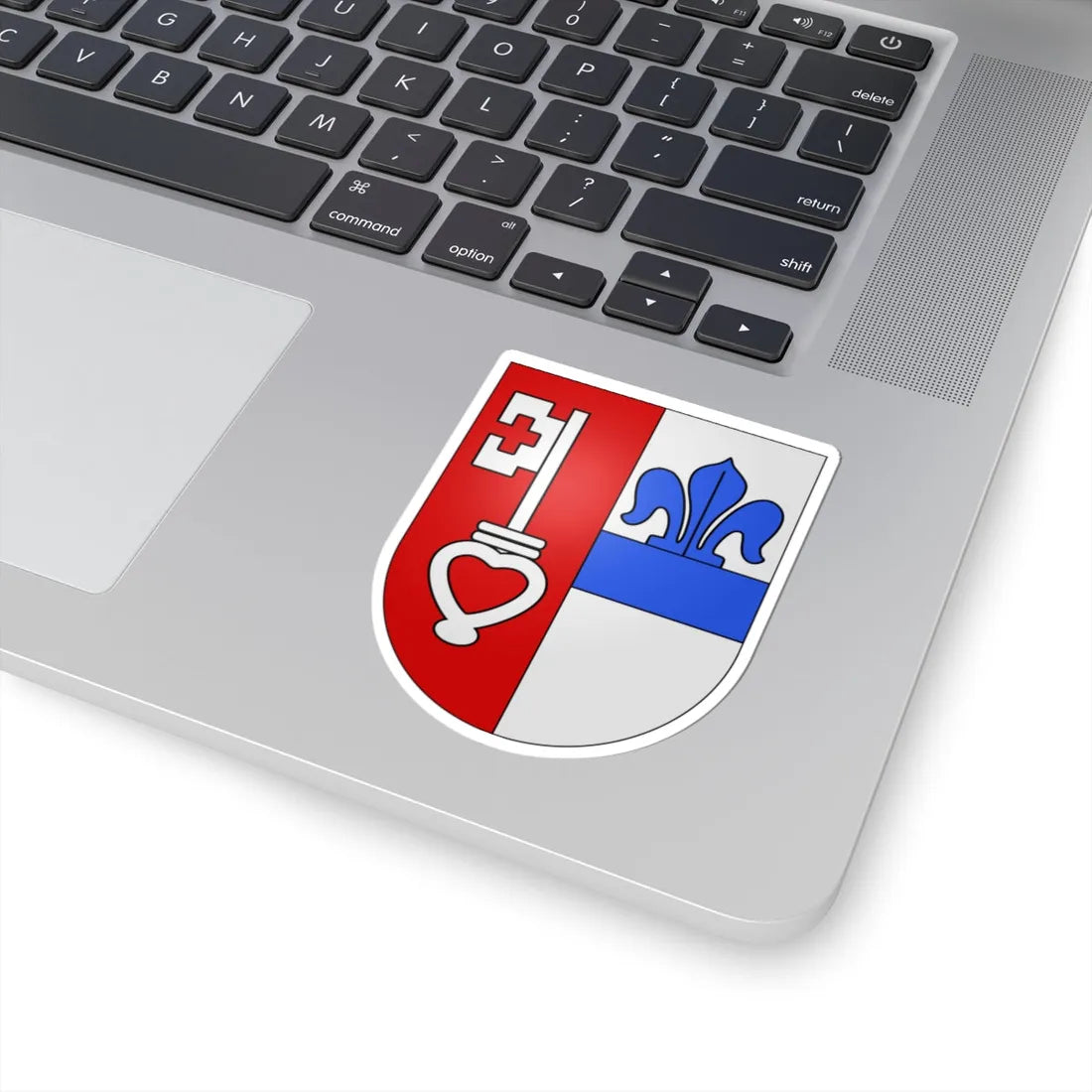 Nenzlingen-coat of arms (Switzerland) (Coat of Arms) STICKER Vinyl Kiss-Cut Decal - The Sticker Space