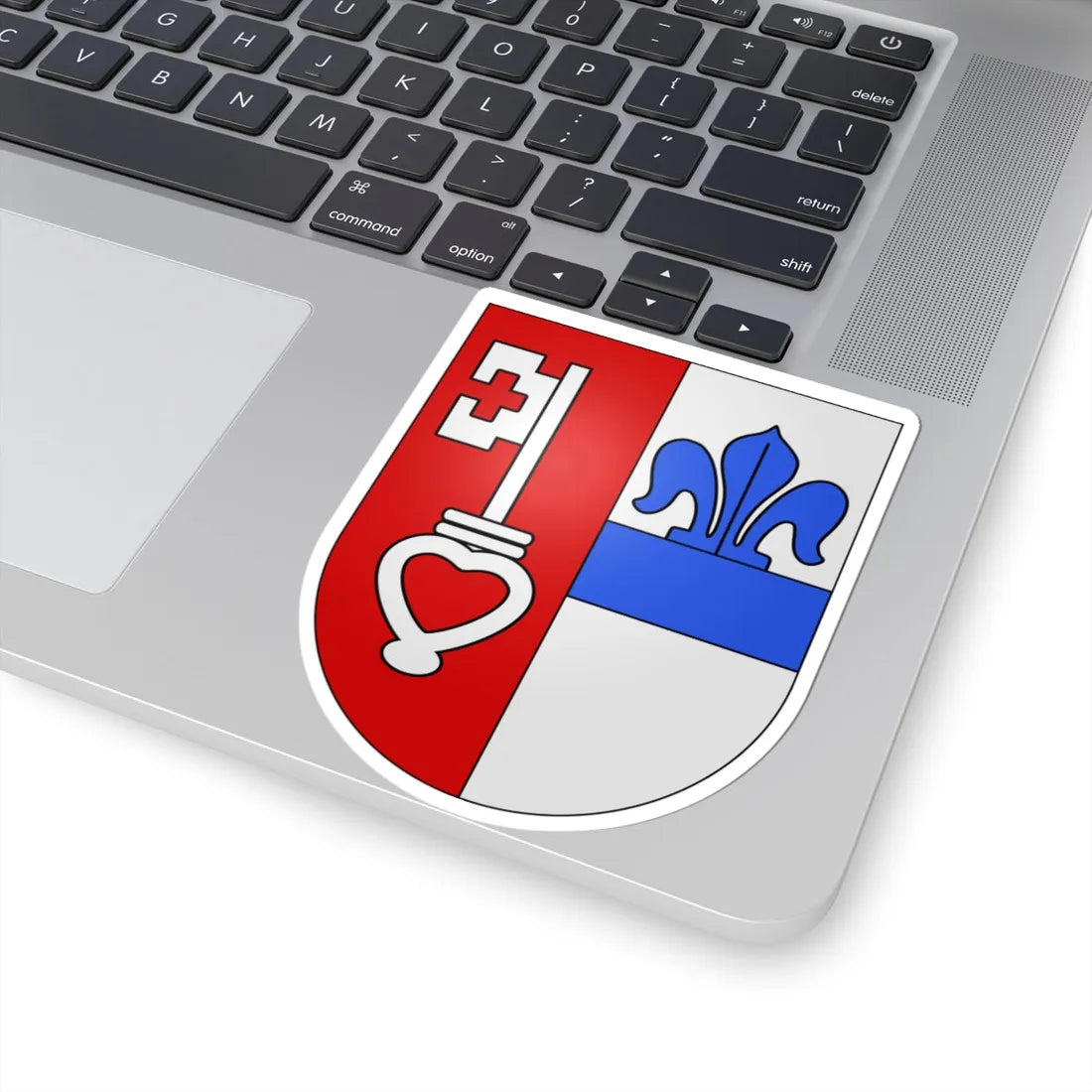 Nenzlingen-coat of arms (Switzerland) (Coat of Arms) STICKER Vinyl Kiss-Cut Decal - The Sticker Space