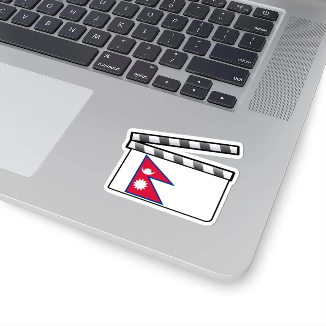 Nepal film clapperboard (Nepal) STICKER Vinyl Kiss-Cut Decal - The Sticker Space