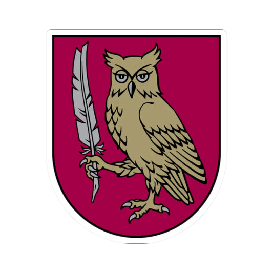 Neretas novads COA (Latvia) (Coat of Arms) STICKER Vinyl Kiss-Cut Decal 2 Inch White - The Sticker Space