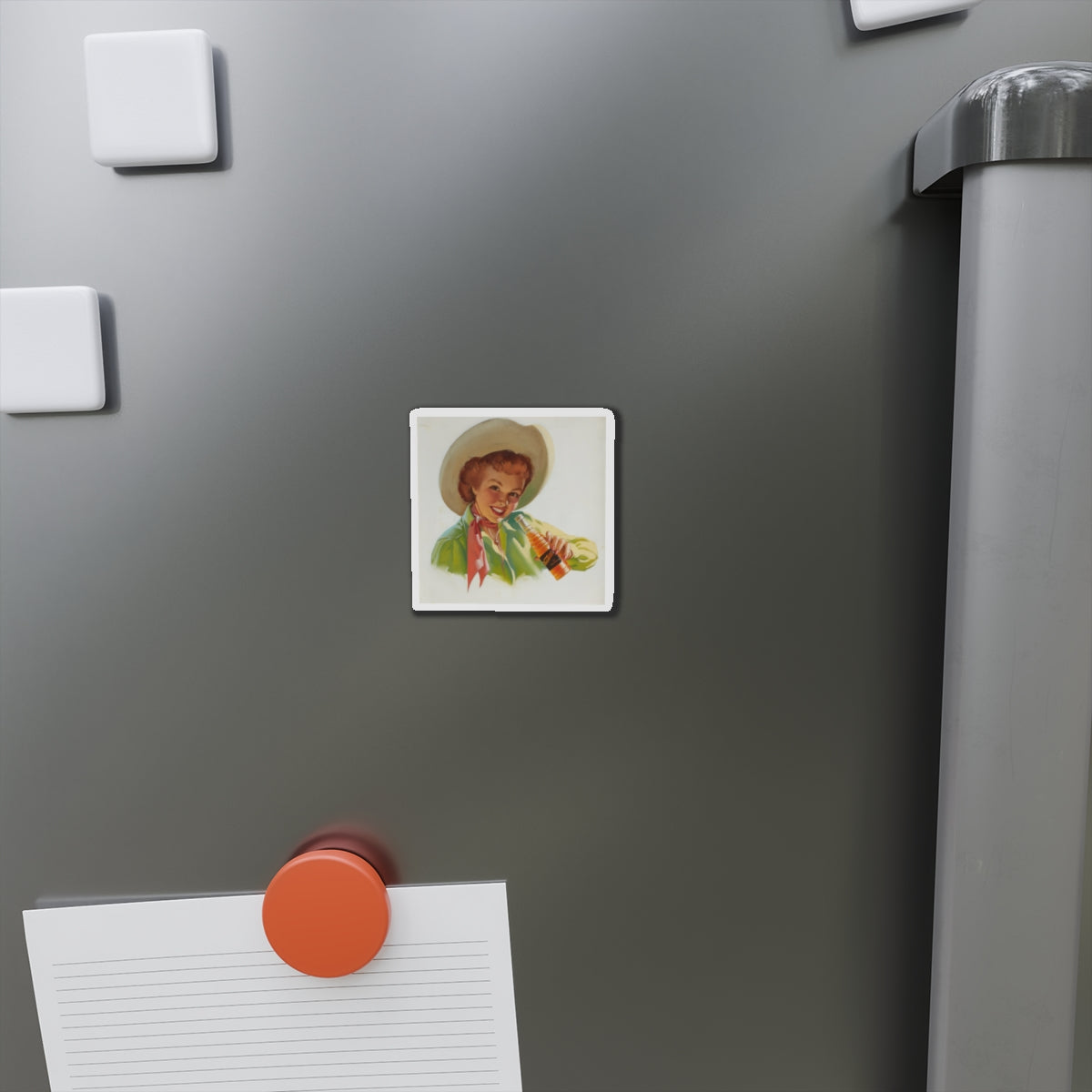 Nesbitt's Soda advertising illustration (Magazine Illustration) Refrigerator Magnet-The Sticker Space