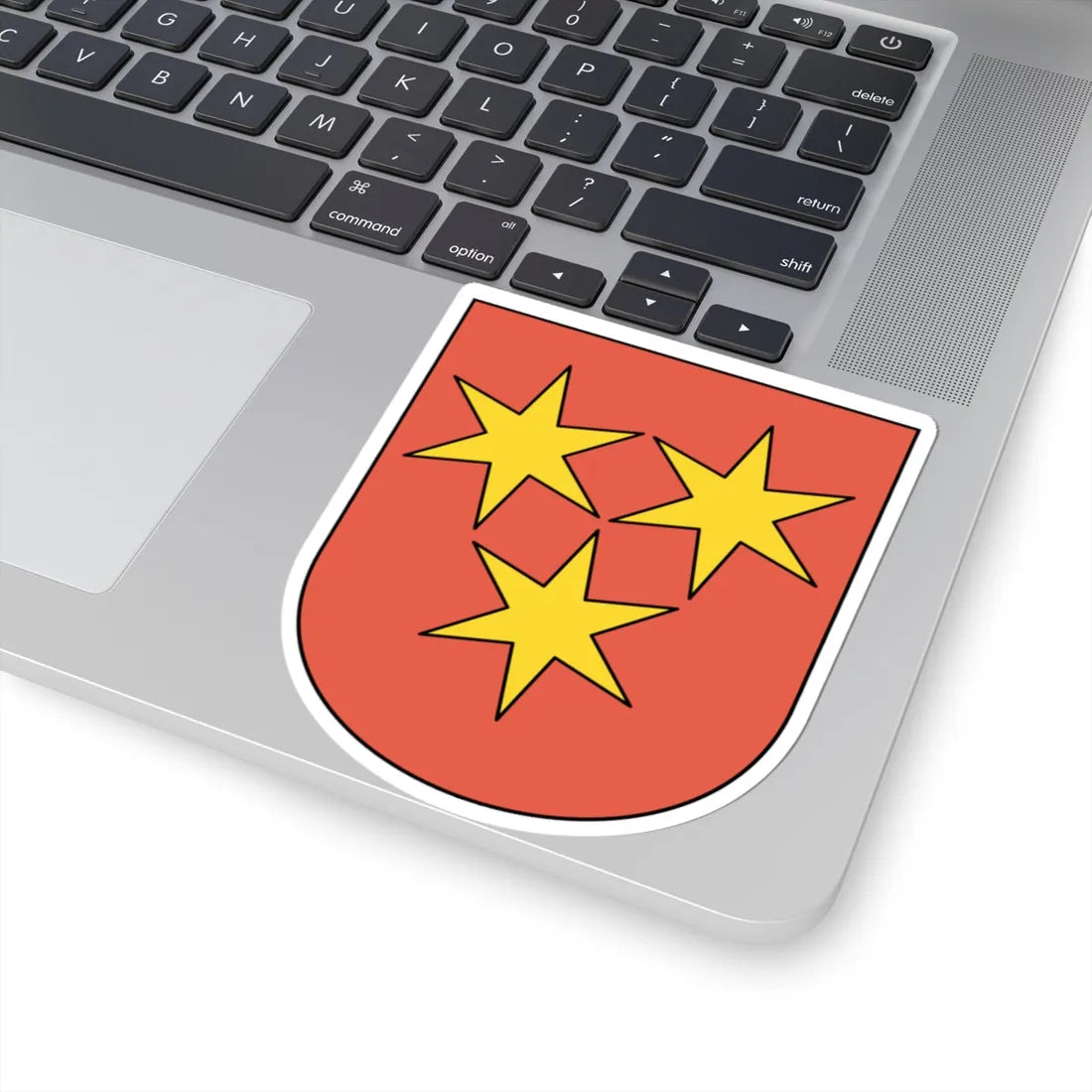 Neschwil coat of arms (Switzerland) (Coat of Arms) STICKER Vinyl Kiss-Cut Decal - The Sticker Space