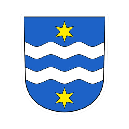 Nesslau-blazon (Switzerland) (Coat of Arms) STICKER Vinyl Kiss-Cut Decal 2 Inch White - The Sticker Space