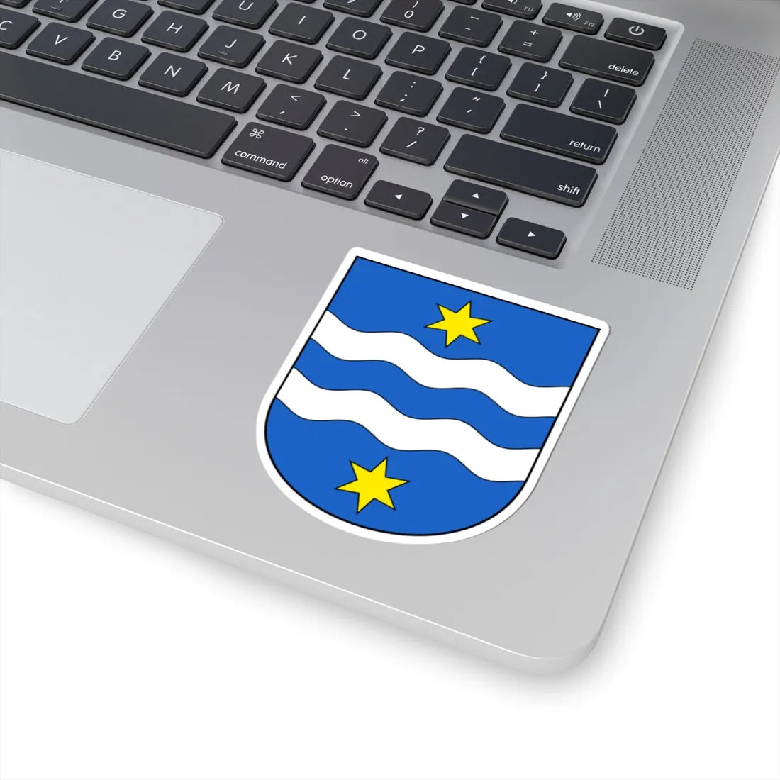 Nesslau-blazon (Switzerland) (Coat of Arms) STICKER Vinyl Kiss-Cut Decal - The Sticker Space