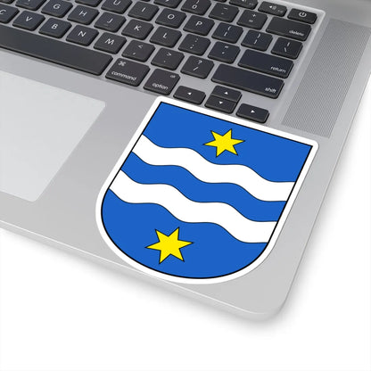 Nesslau-blazon (Switzerland) (Coat of Arms) STICKER Vinyl Kiss-Cut Decal - The Sticker Space