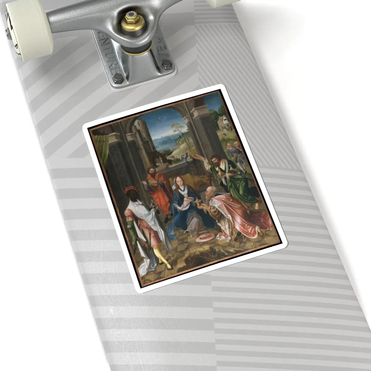 SKU:TSS-STICK-NTHNTW-6X6-4 Sizes:6" × 6" Types:White