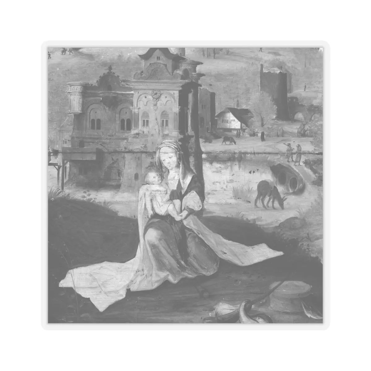SKU:TSS-STICK-NTHNTW-6X6-1N270 Sizes:6" × 6" Types:Transparent