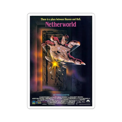 NETHERWORLD 1992 Movie Poster - STICKER Vinyl Kiss-Cut Decal 4 Inch White - The Sticker Space