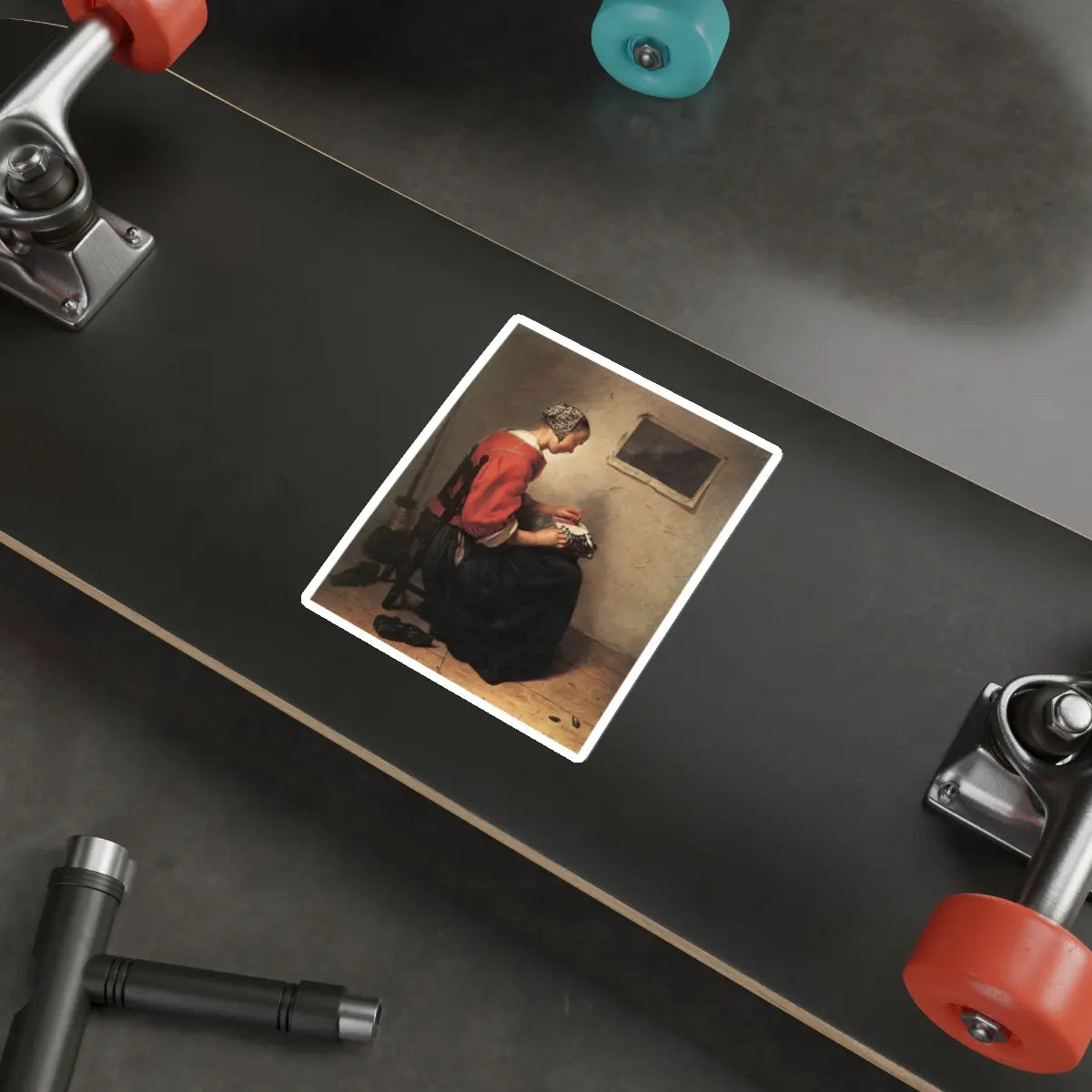 SKU:30802729772951773261 Sticker types:White Shape:Die-Cut Sizes:5" × 5"