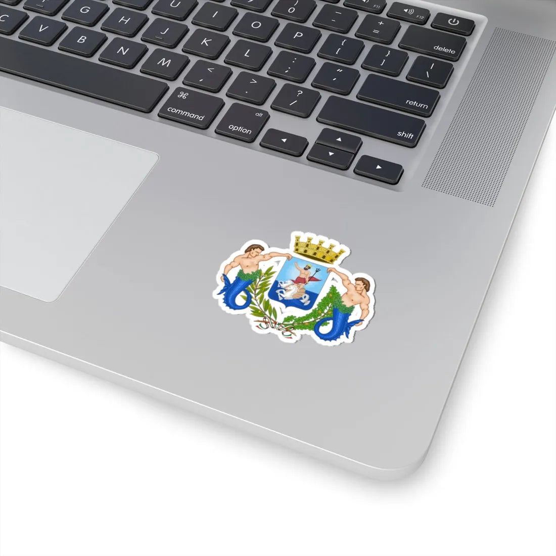 Nettuno Italia-Stemma (Italy) (Coat of Arms) STICKER Vinyl Kiss-Cut Decal - The Sticker Space