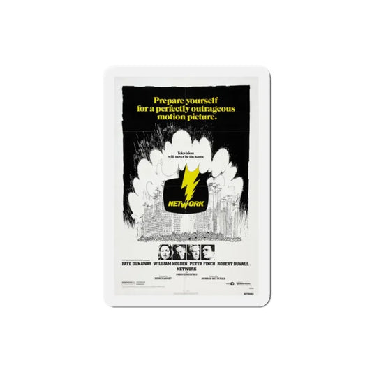 Network 1976 Movie Poster Refrigerator Magnet 2 Inch - The Sticker Space