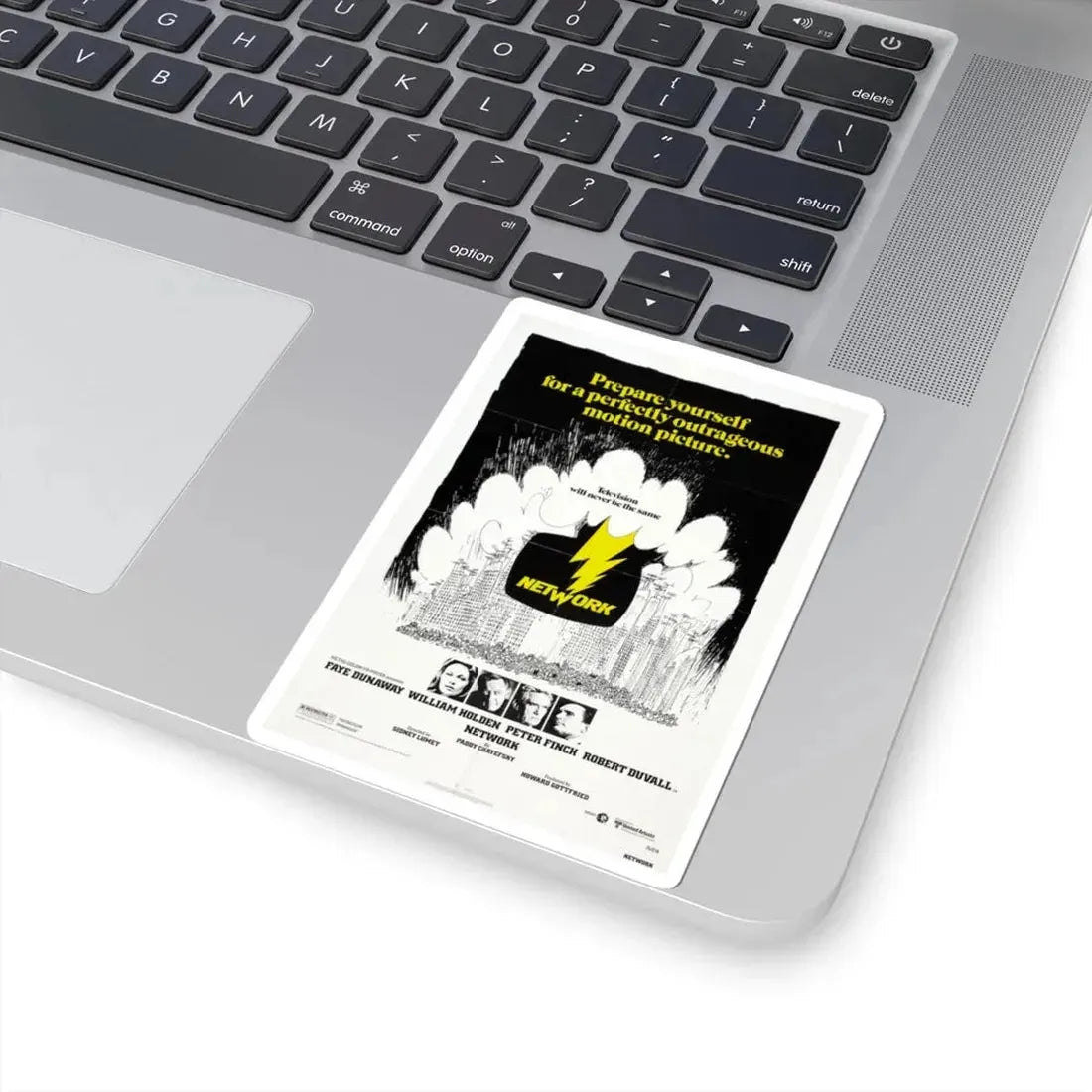 Network 1976 Movie Poster - STICKER Vinyl Kiss-Cut Decal - The Sticker Space