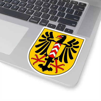 Neuchatel city coat of arms (Switzerland) (Coat of Arms) STICKER Vinyl Kiss-Cut Decal - The Sticker Space