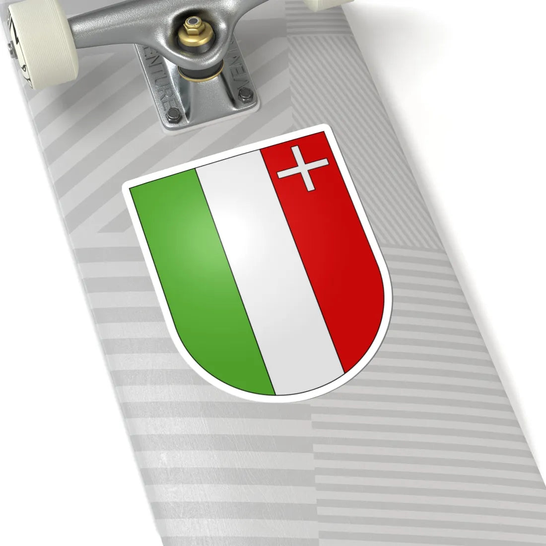 Neuchatel-coat of arms (Switzerland) (Coat of Arms) STICKER Vinyl Kiss-Cut Decal - The Sticker Space